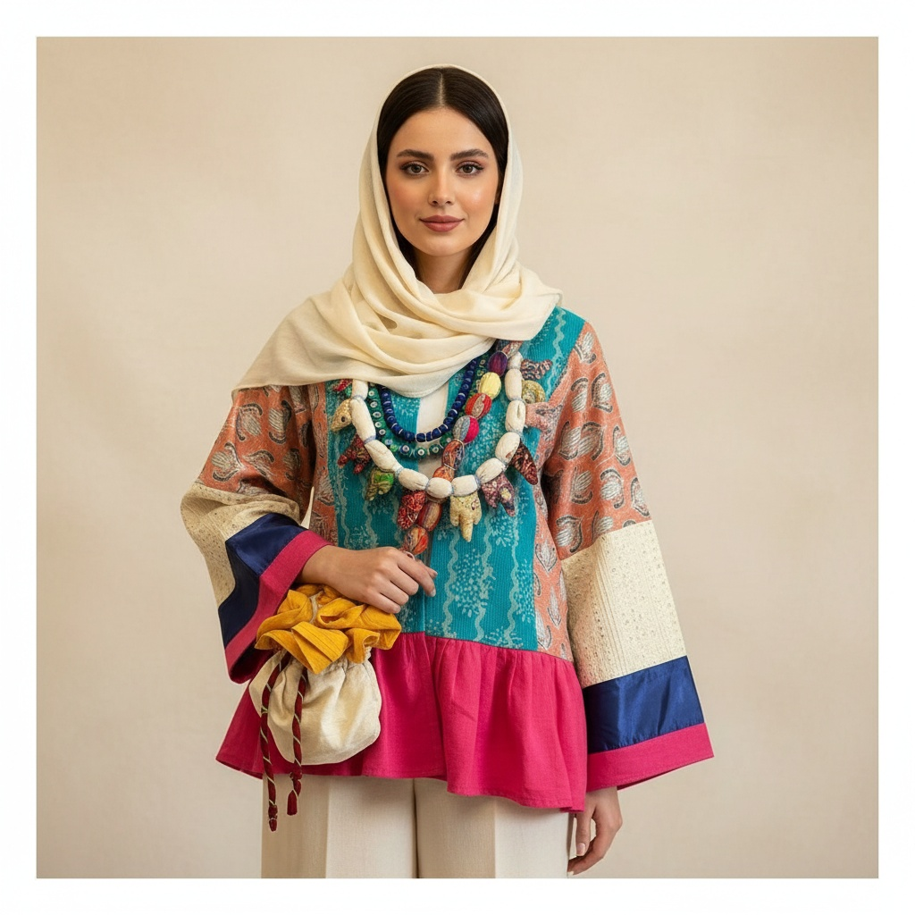 ست وست و شومیز طرح سنتی