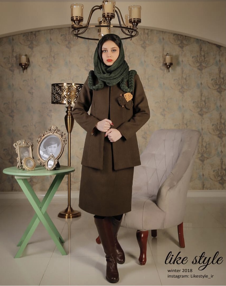 ست کت و دامن فوتر طرح گل