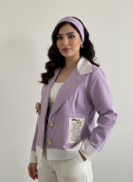 کت کوتاه لینن زنانه طرح تدی - تصویر 3